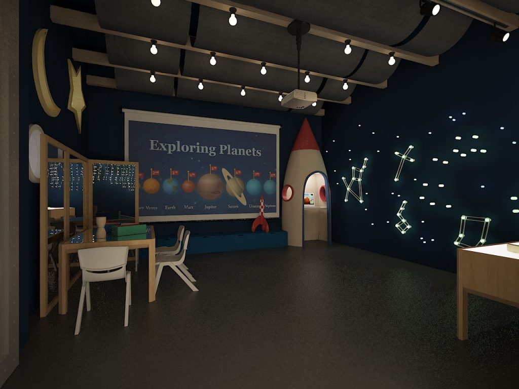 Salah satu arena bermain yang menerapkan metode Montessori adalah Kinder Playhouse & Library (Dok. KinderHaven)