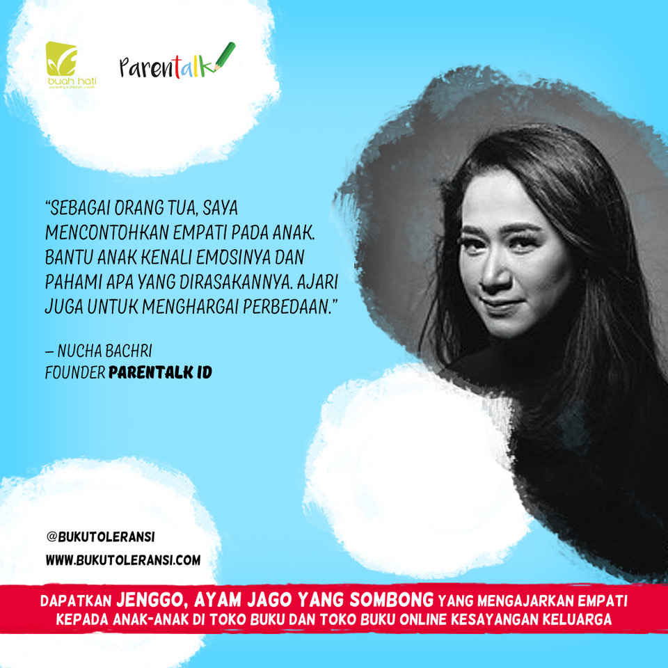 Semangat antiperundungan dituangkan lewat buku-buku cerita anak seperti Jenggo (Dok. Buah Hati)