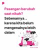 Pasangan Berubah Saat Nikah